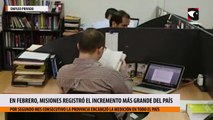 En febrero, Misiones registró el incremento más grande del país en empleo privado