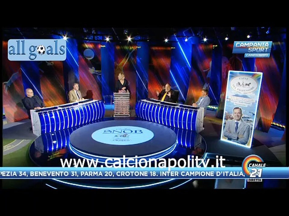 Napoli-Udinese 5-1 11/5/21 post-partita Campania Sport parte 2/2