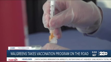 Walgreens takes vaccination programs on the road