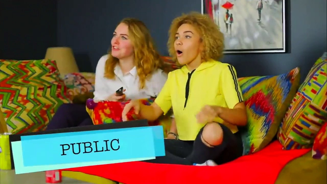 Girls In Public Vs Girls Alone! Funny Awkward Moments