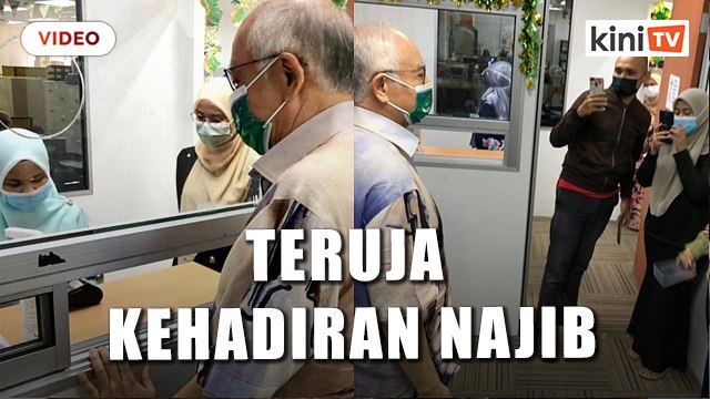 Warga Pejabat Kesihatan teruja kehadiran Najib bayar kompaun