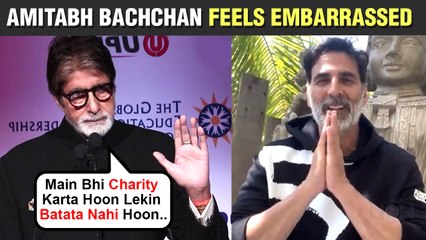 Amitabh Bachchan TAUNTS Celebs Who Post About Donation & Charity ? | Covid- 19