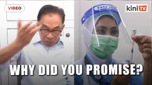 Anwar: 75,000 vaccine doses were promised a day, but only 25,000 being administered