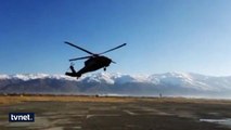 Operasyo sırasında helikopterle drift yapan çılgın Türk pilot!