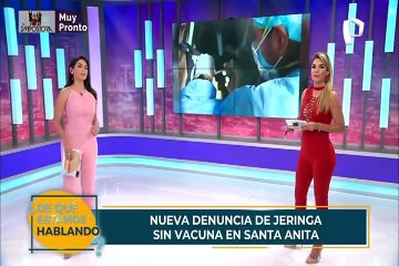 Скачать видео: Decana del Colegio de Enfermeros del Perú sobre caso de jeringas vacías: si existe delito, debe sancionarse