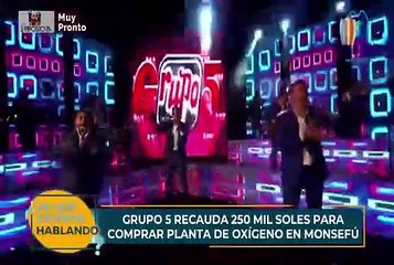 Grupo 5 recauda 250 mil soles para comprar planta de oxígeno en Monsefú