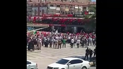 İYİ Partili Başkan'dan skandal! Filistin'e destek verenlere saldırdı