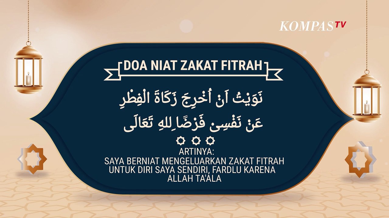 Kumpulan Doa Niat Zakat Fitrah, Doa Mandi Sunnah dan Doa Takbiran