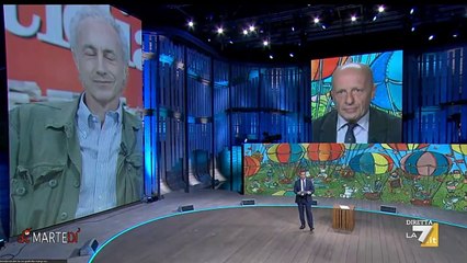 Marco Travaglio vs Alessandro Sallusti sul caso Davigo/Amara a  DiMartedì del 11/05/21