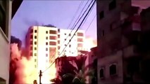Gaza apartment block collapses after airstrike