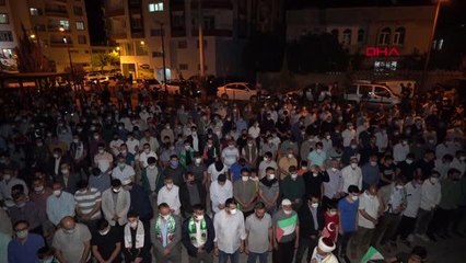 ŞANLIURFA SİVEREK'TE, İSRAİL PROTESTOSU