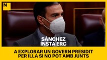 Sánchez insta ERC a explorar un govern presidit per Illa si no pot amb Junts
