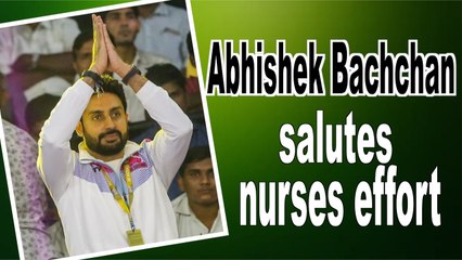 International Nurses Day: Abhishek Bachchan salutes nurses efforts to fight Covid