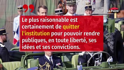 Tribune de militaires : le général Lecointre demande la démission des signataires