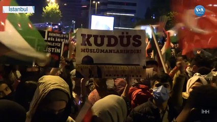 İstanbul’da İsrail Protesto Edildi