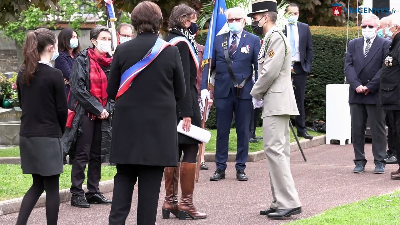 VINCENNES - Cérémonie du 8 mai 2021