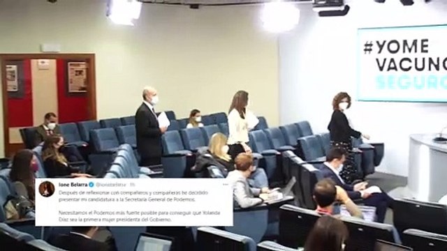 Belarra presenta su candidatura a la Secretaría General de Podemos