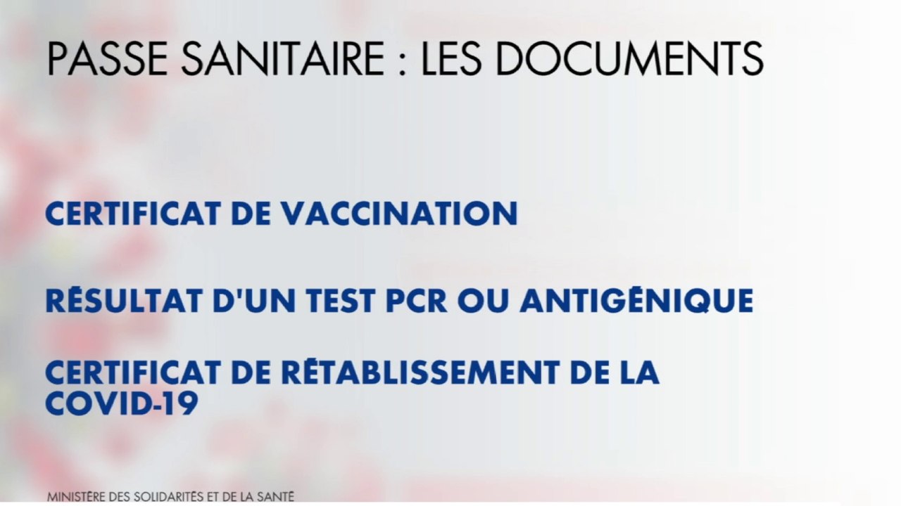 Le passe sanitaire : mode d'emploi