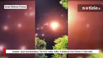 Israele, razzi bombardano Tel Aviv nella notte: il sistema di difesa Iron Dome li intercetta tutti