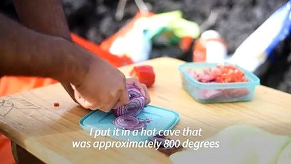 Guatemala's volcanic pizza chef and his lava oven
