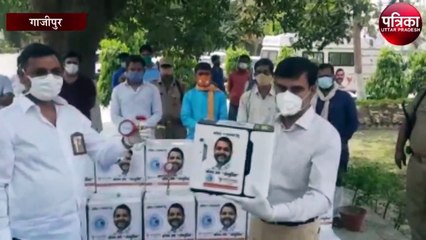 कोरोना महामारी में संजय राय शेरपुरिया ने गाजीपुर को दिया ऑक्सीजन