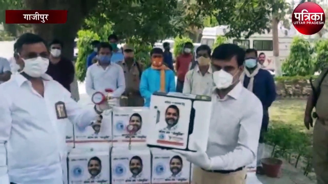कोरोना महामारी में संजय राय शेरपुरिया ने गाजीपुर को दिया ऑक्सीजन