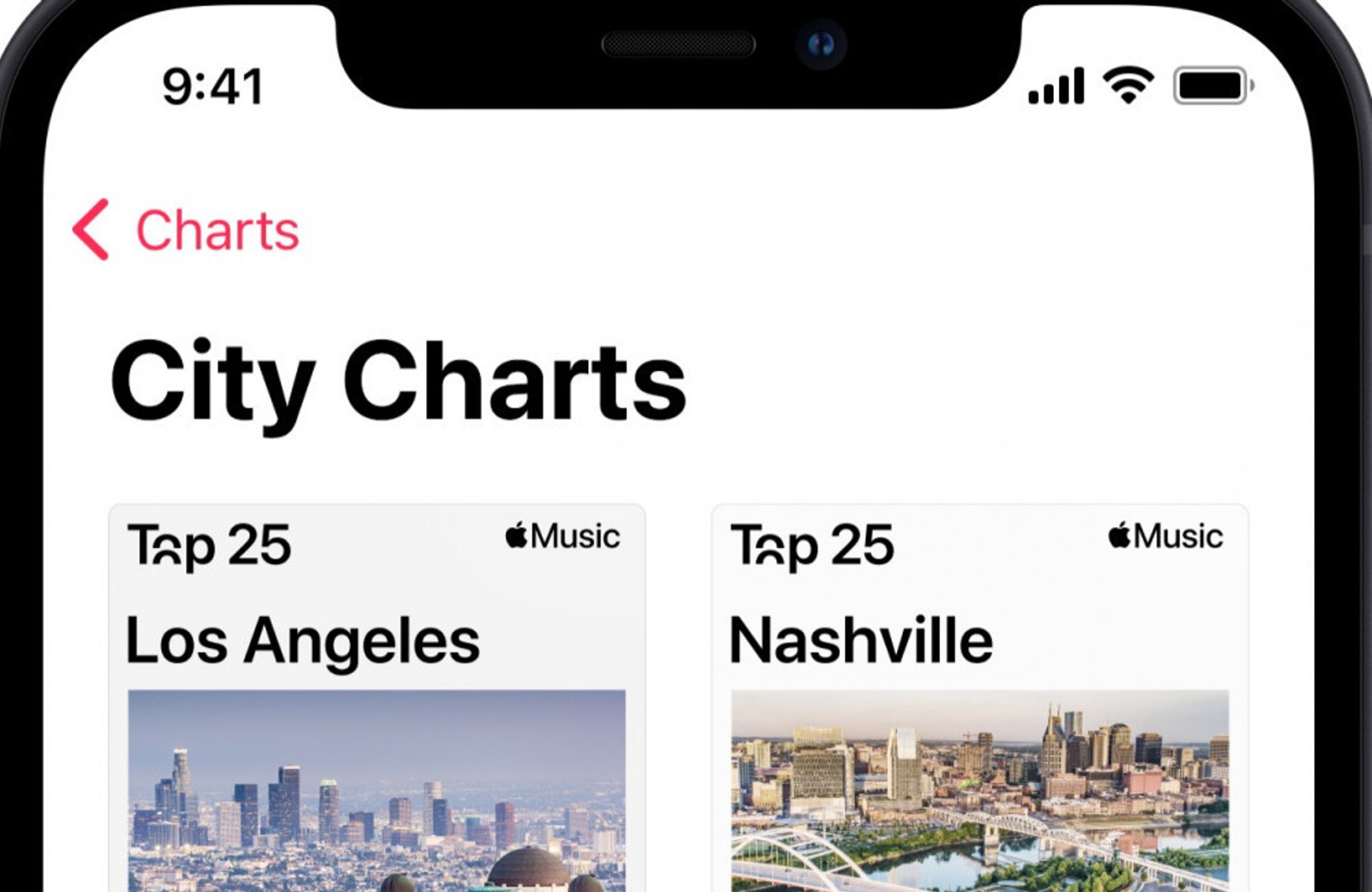 ⁣Apple Music unveils City Charts