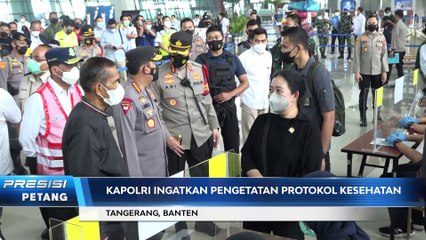 Kapolri Pantau Arus Penumpang di Bandara Soekarno-Hatta