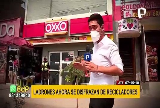 Ate: delincuentes roban a transeúntes, negocios, casas y hasta tapas de buzones