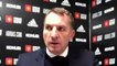 Football - Premier League - Brendan Rodgers press conference after Manchester United 1-2 Leicester