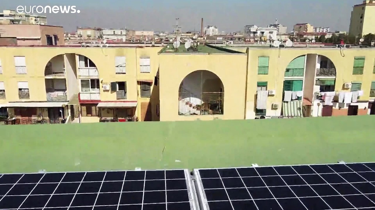 Kostenloser Solarstrom für benachteiligte Familien in Neapel