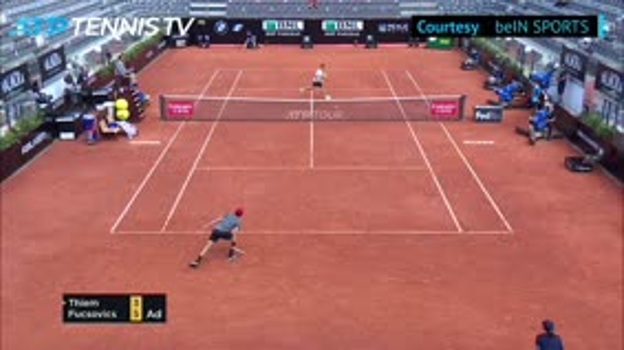 Thiem recovers to beat Fucsovics in Rome