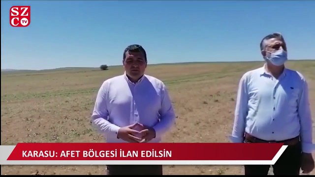 Sivas'ta tarım alanlarını kum fırtınası sonrası don vurdu