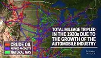 A major supplier of fuel to the East Coast has been down following a cyberattack. This animated map shows all the major oil and gas pipelines in the US.