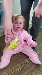 Little Girl Has Food Frustrations