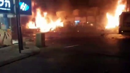 Rockets in Tel Aviv, Israel