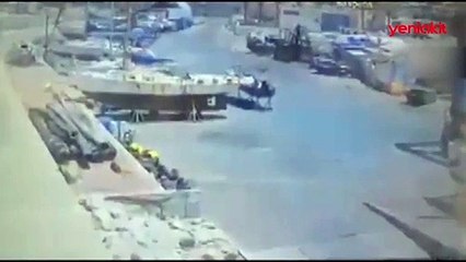 Kassam Tugayları'nın vurduğu Aşdod Limanı bu hale geldi!