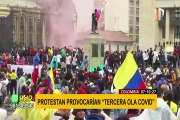 Colombia: temen que protestas desencadenen una “tercera ola” de contagios COVID-19