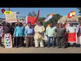 Bharat Bandh | Congress & Other Farmers’ Unions Stage Protest & Road Blockade In Jeypore