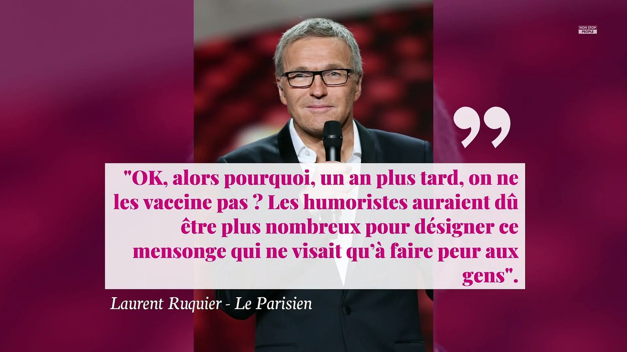 Laurent Ruquier : son nouveau tacle contre Olivier Véran