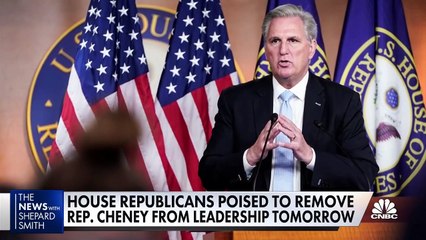 House Republicans likely to remove Rep. Cheney from leadership tomorrow