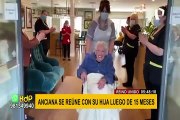 Reino Unido: anciana de 97 años se reúne con su familia tras superar al COVID-19