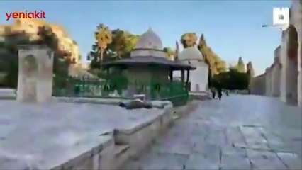 Mescid-i Aksa'dan son görüntüler geldi!