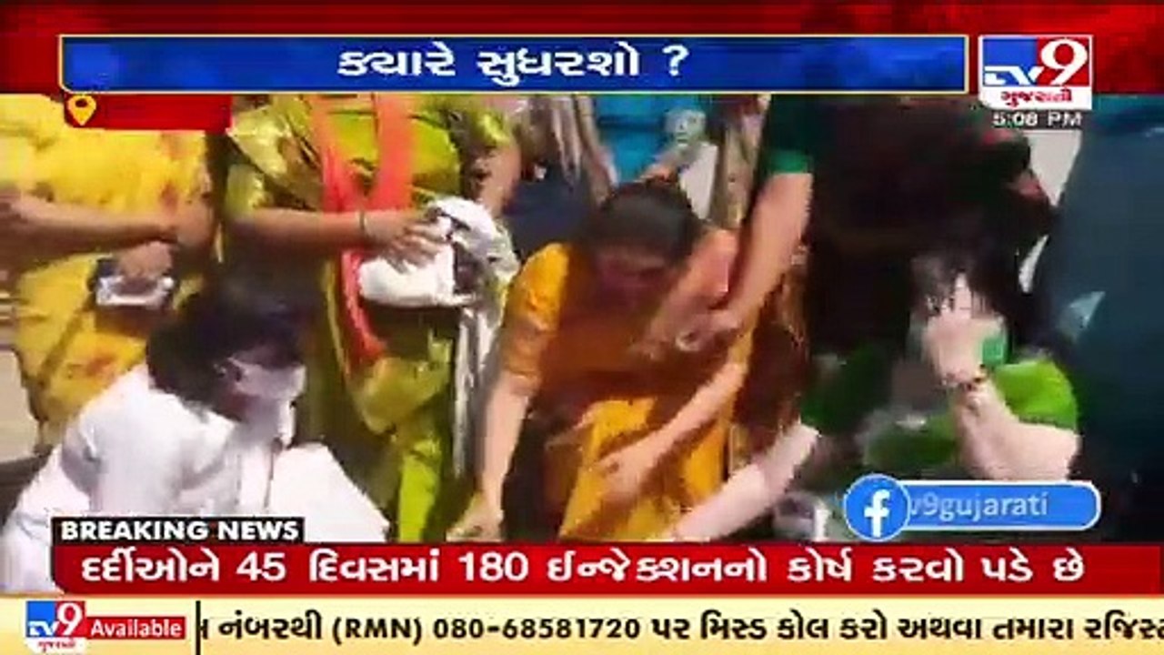 No rules for Politicians? BJP workers flout Covid-19 norms during an event in Viramgam, Ahmedabad