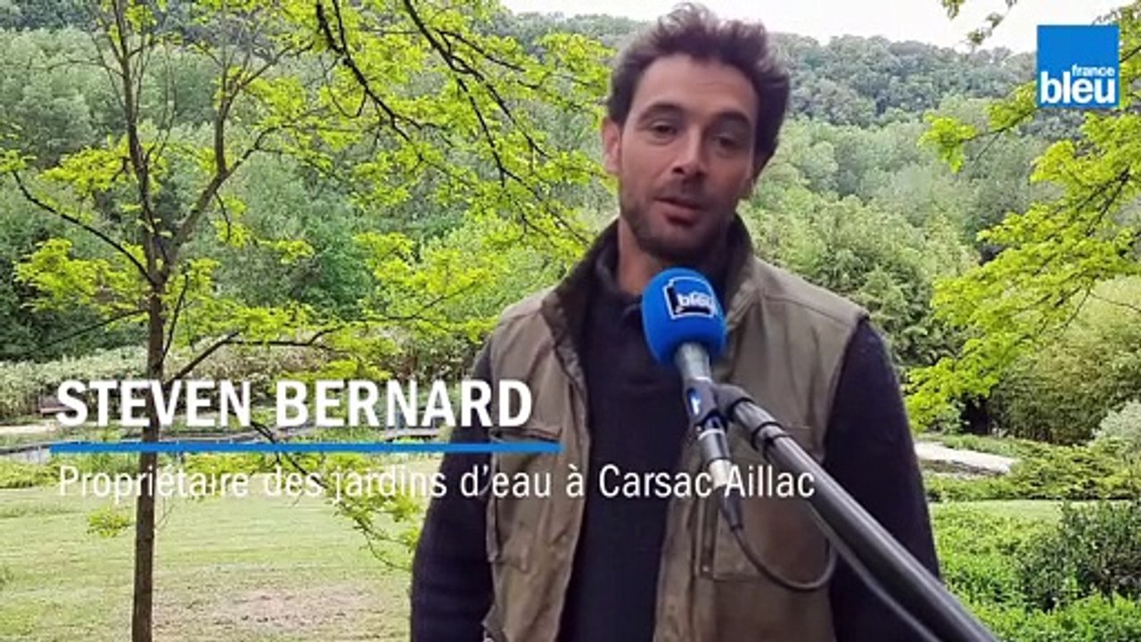 Au fil de l'eau - Steven Bernard, propriétaire des jardins d’eau à Carsac Aillac