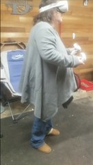 Grandma Takes a Dive during VR Game Session
