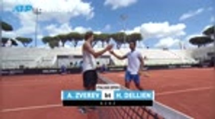 Tải video: Zverev downs Dellien in Rome to set up Nishikori clash