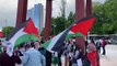 İsrail'in Mescid-i Aksa'ya yönelik saldırıları Cenevre'de Birleşmiş Milletler önünde protesto edildi