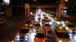Antalyalı taksicilerden İsrail'e kınama konvoyu