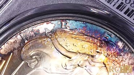 Toner Tuesday_ 1995-P American Silver Eagle PCGS MS68 Golden Stars